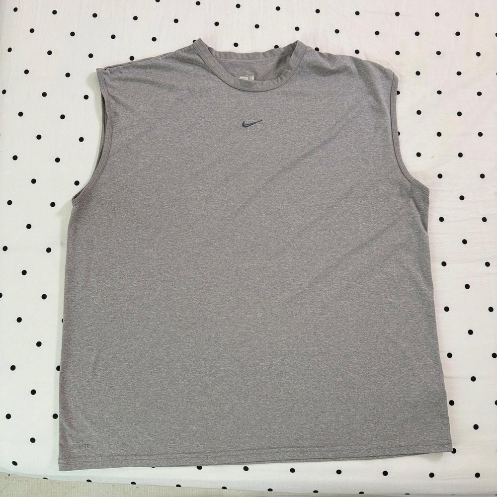 Grey Nike tank top